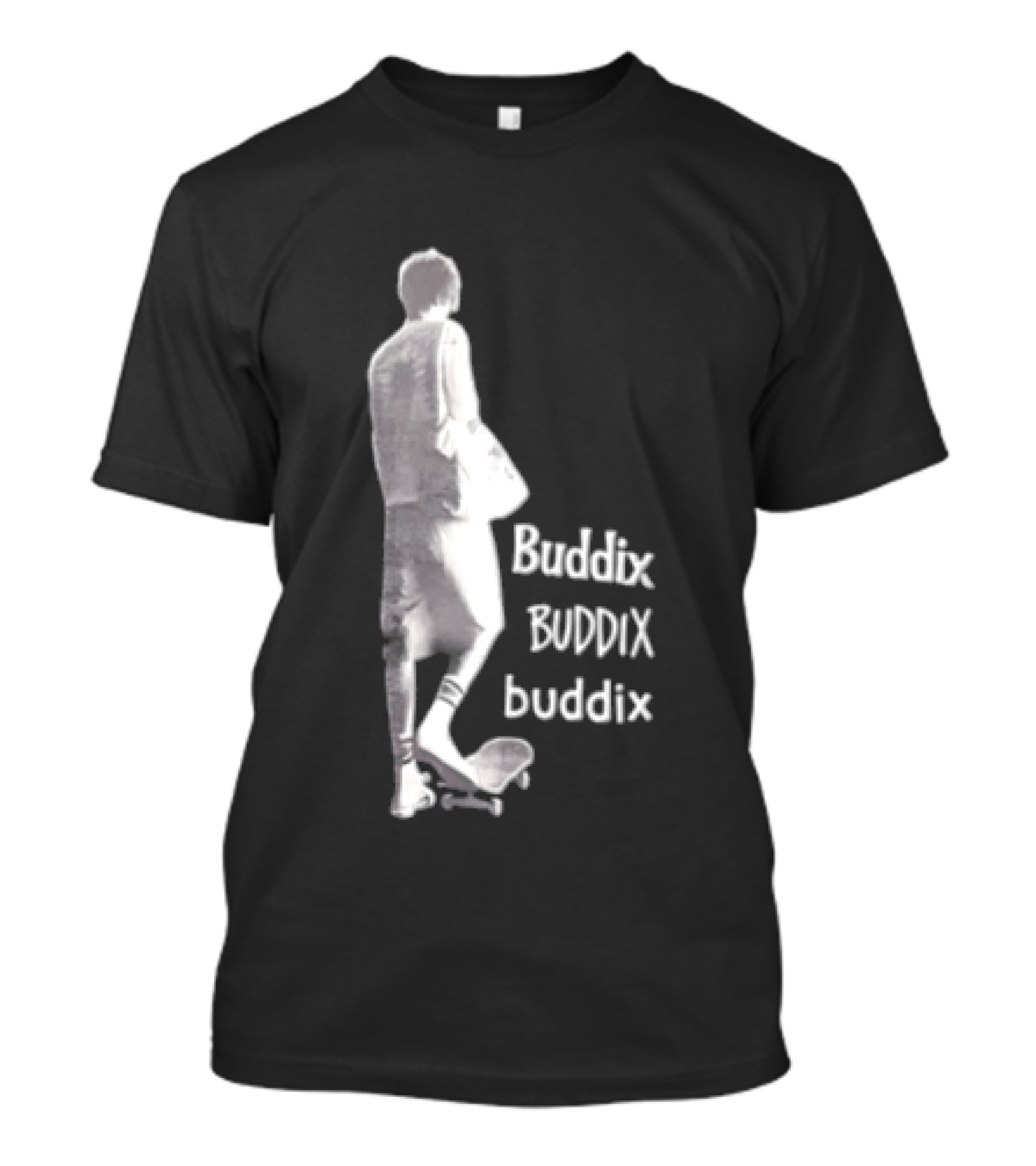Buddix Person Standing On Skateboard Buddix BUDDIX Buddix T-Shirt
