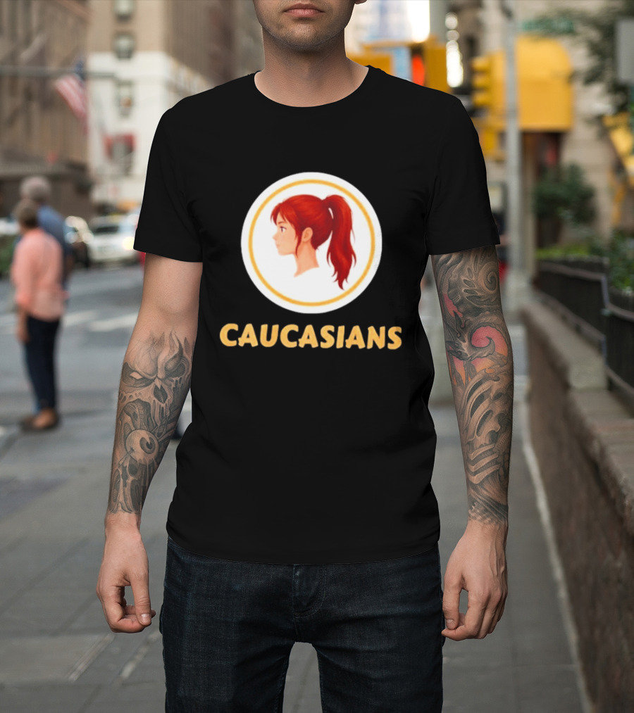 Caucasians Redhead Ponytail Profile T-Shirt