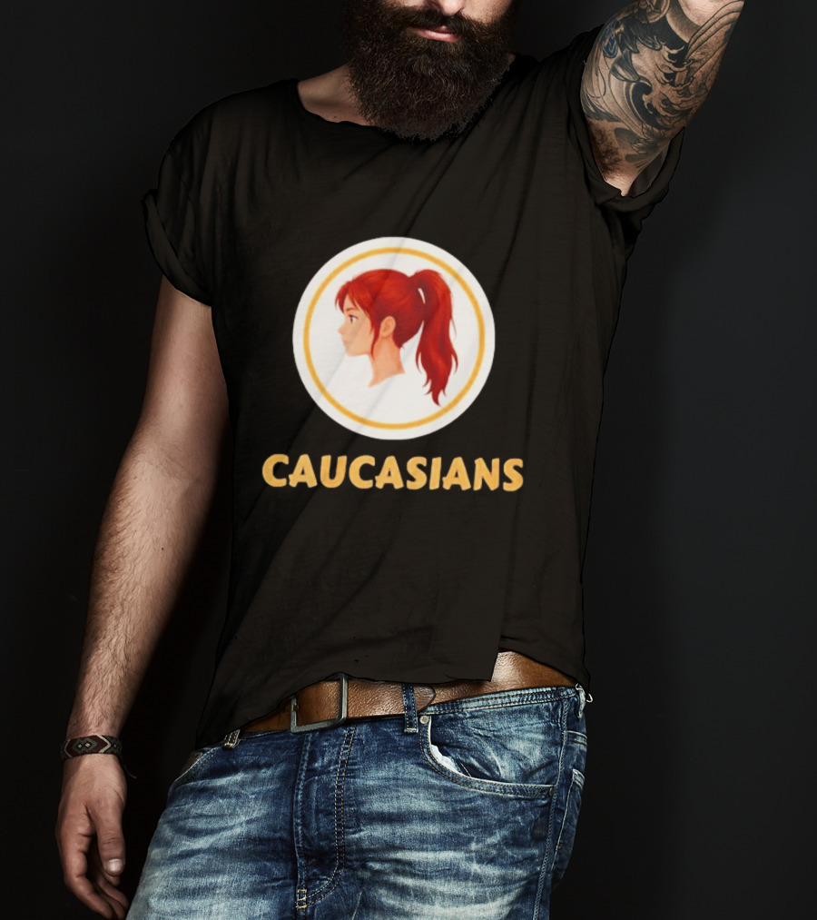 Caucasians Redhead Ponytail Profile T-Shirt