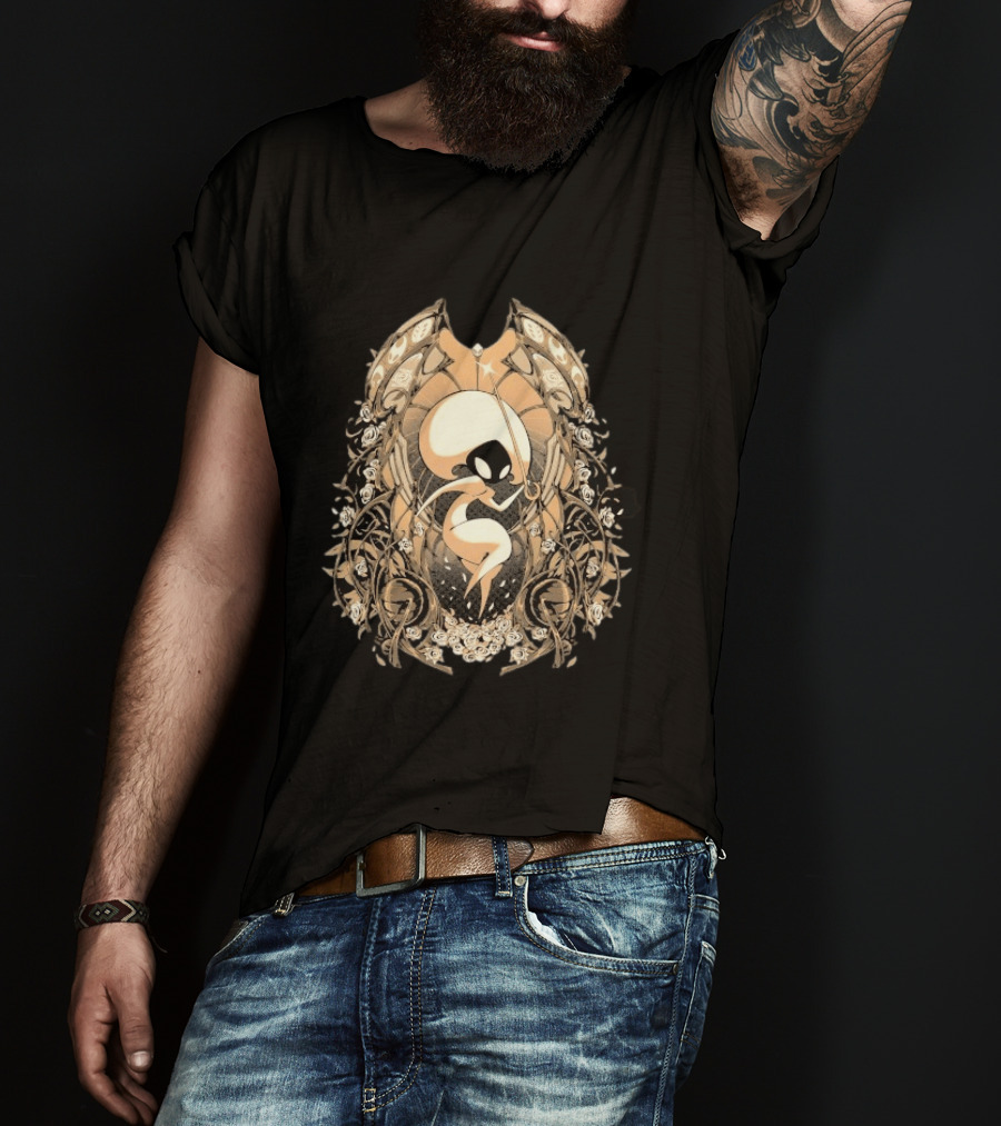 Hollow Knight Silksong Intrepid Pursuer Ornate T-Shirt