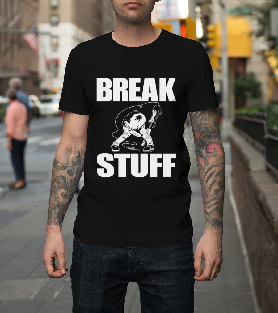 Limp Bizkit Break Stuff Illustration Iconic Band T-Shirt