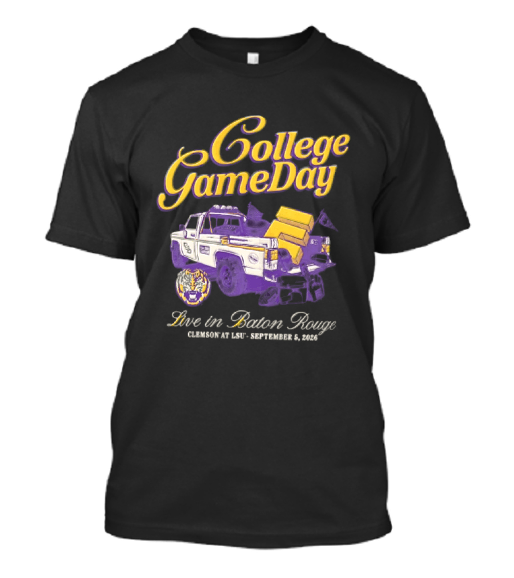 LSU Tigers College Gameday Live In Baton Rouge September 9 2023 Truck T-Shirt