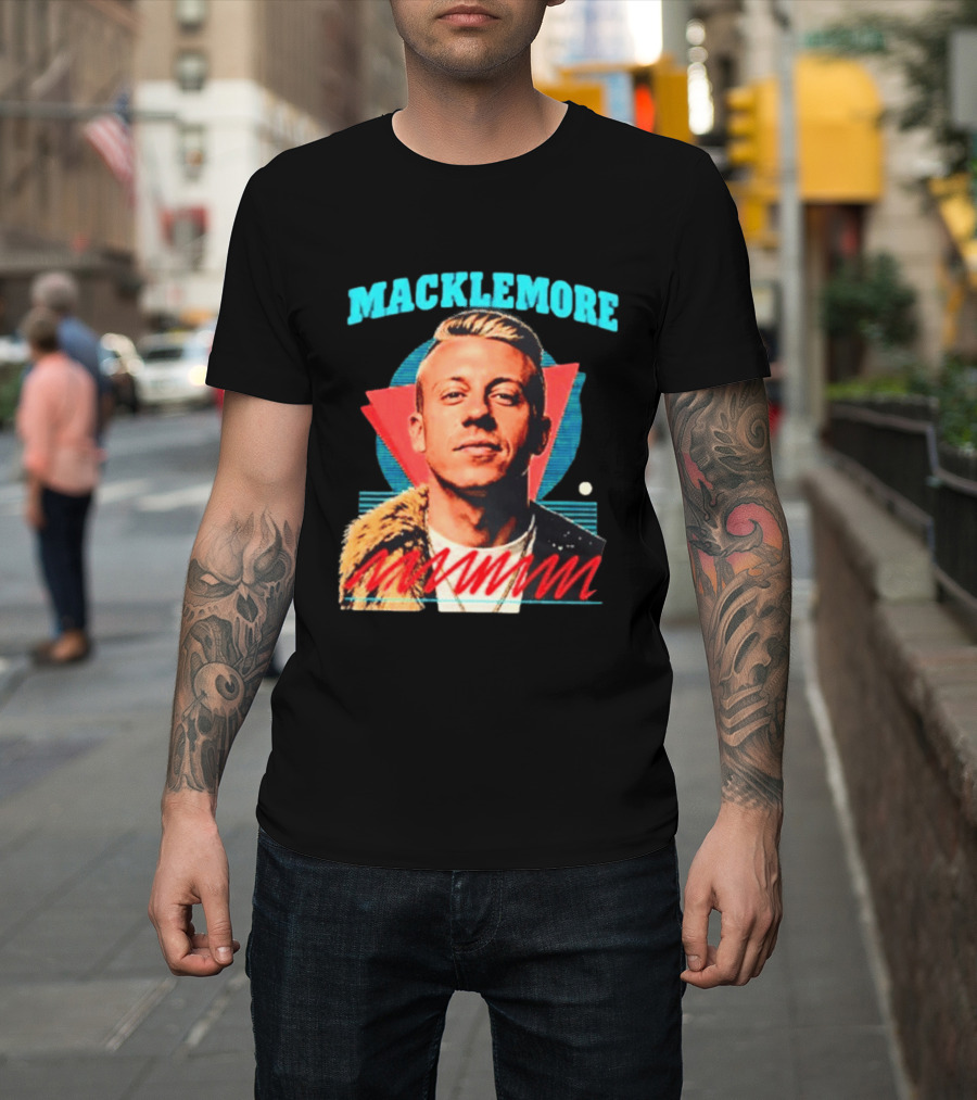 Macklemore Vintage Retro Style Collage T-Shirt