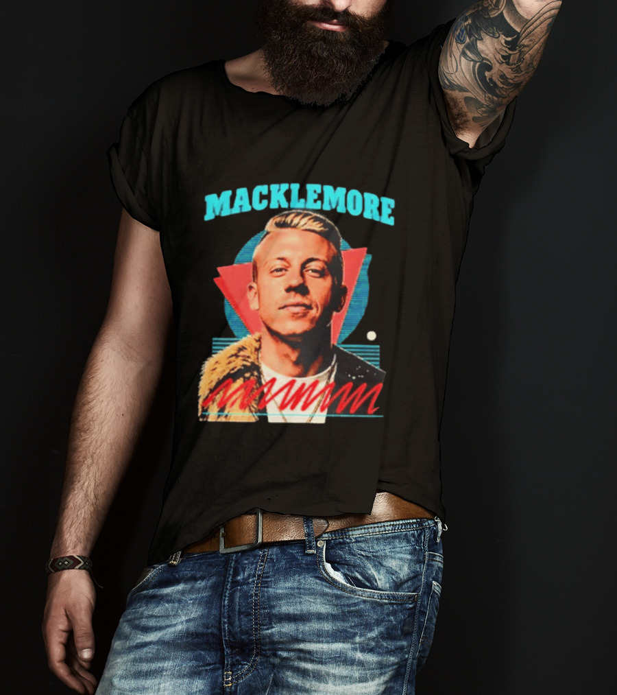 Macklemore Vintage Retro Style Collage T-Shirt