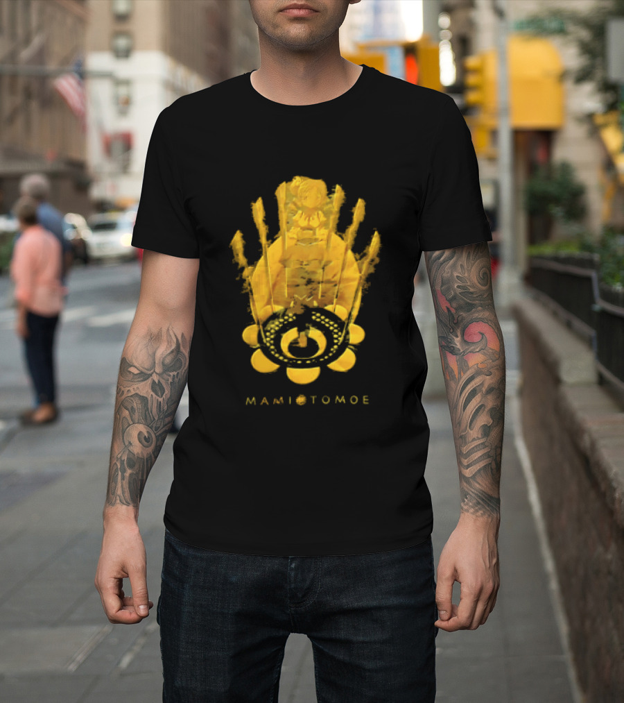 Mami Tomoe Magical Anime Character Golden T-Shirt