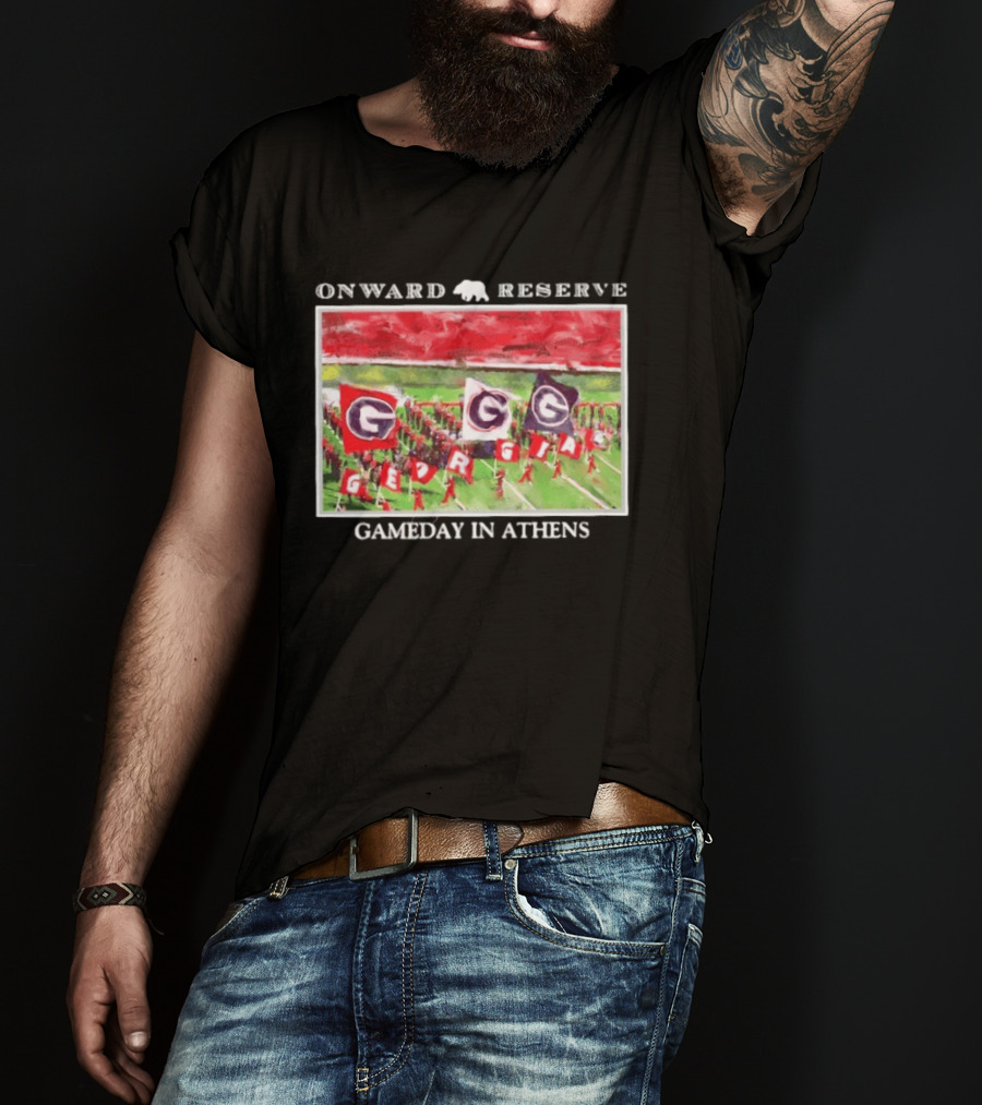 Onward Reserve Georgia Bulldogs Gameday In Athens T-Shirt