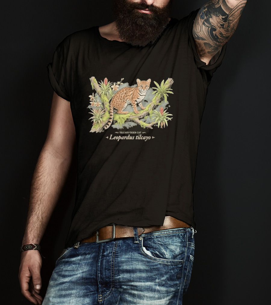 Tilcayo Tiger Cat Leopardus Tilcayo T-Shirt