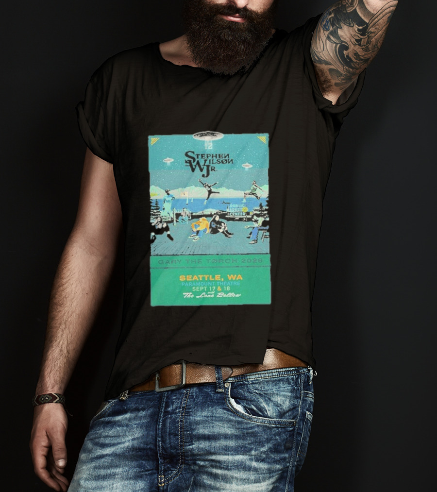 Stephen Wilson Jr Carry The Torch 2026 Seattle Paramount Theatre Event September 17 18 Public Market Center Seattle WA T-Shirt