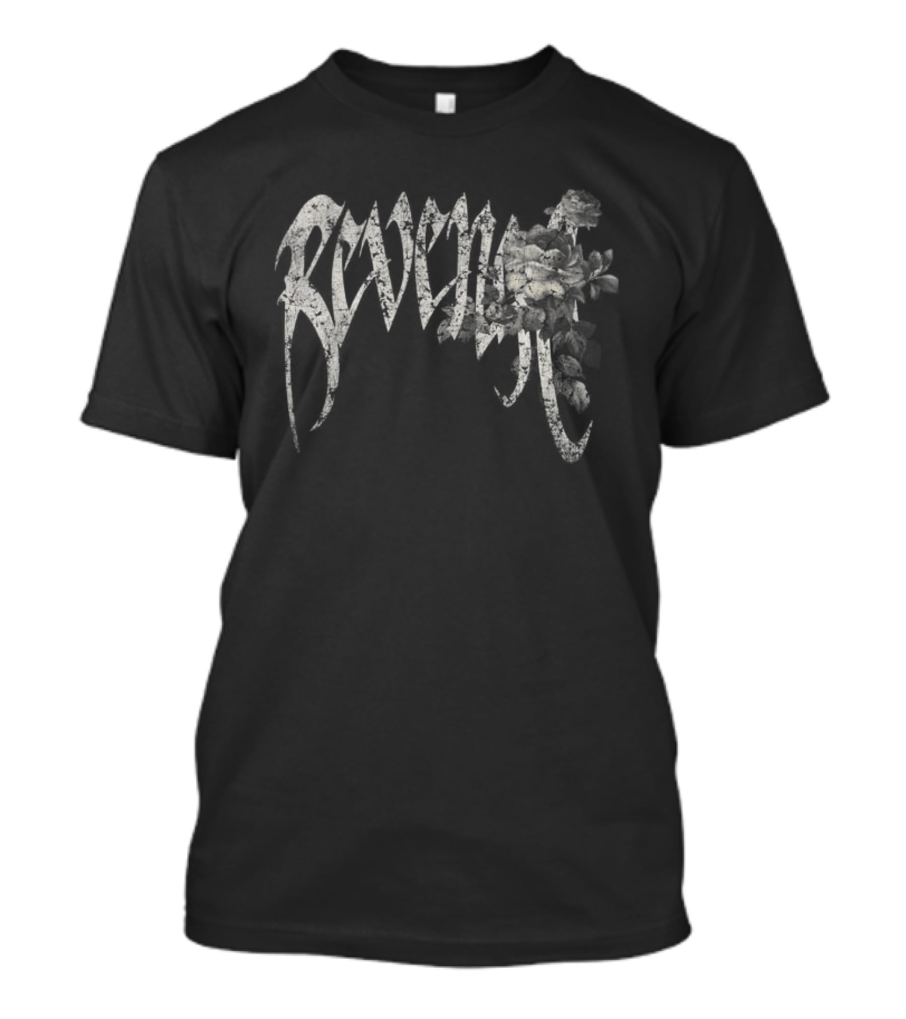 Revenge Store Dark Rose Arch Black T-Shirt