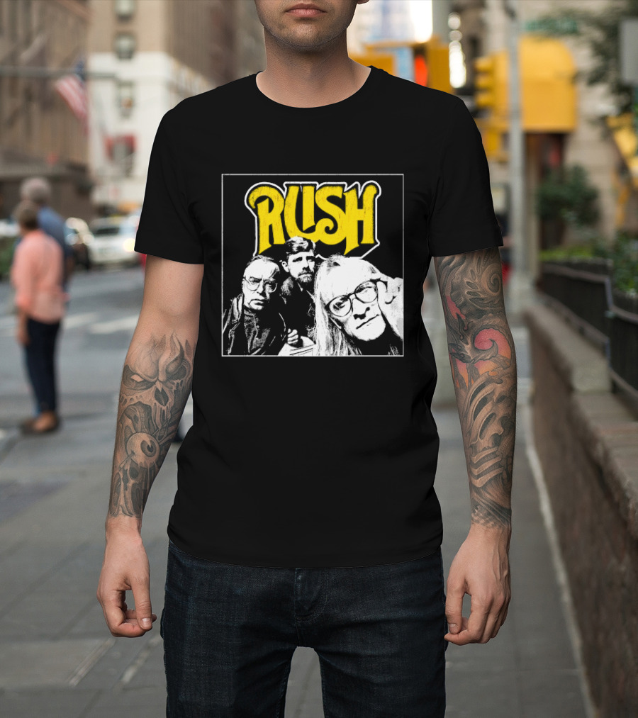 Rush Lone Gunmen Yellow T-Shirt