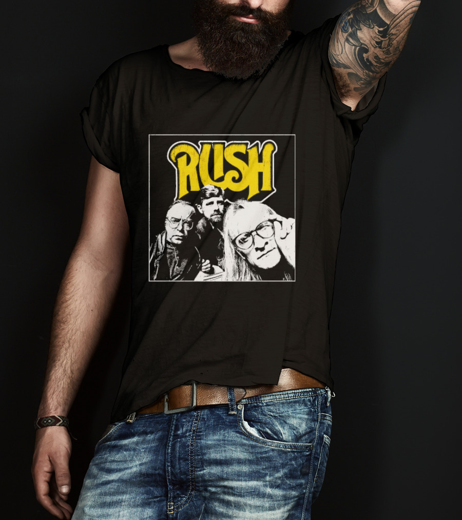 Rush Lone Gunmen Yellow T-Shirt
