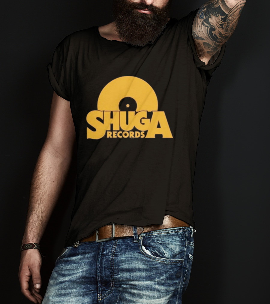 Shuga Records Vinyl Icon Retro Style Collection T-Shirt