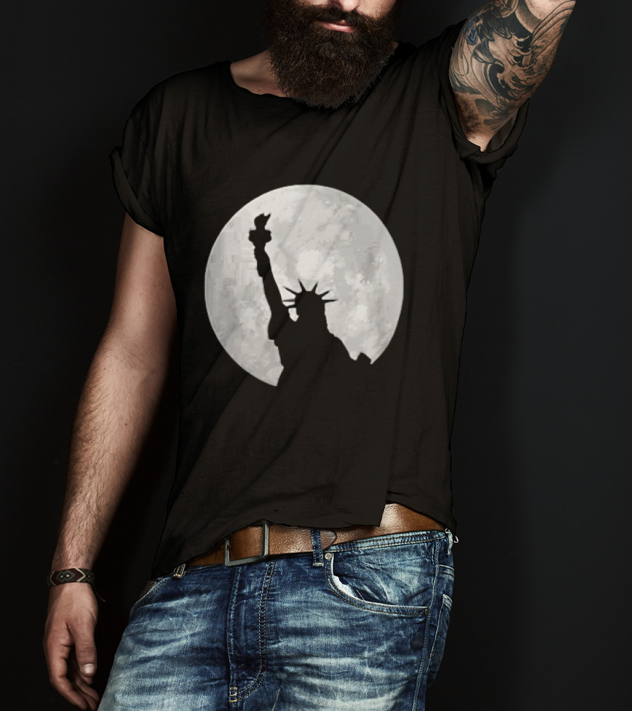 Statue Of Liberty Lunar T-Shirt