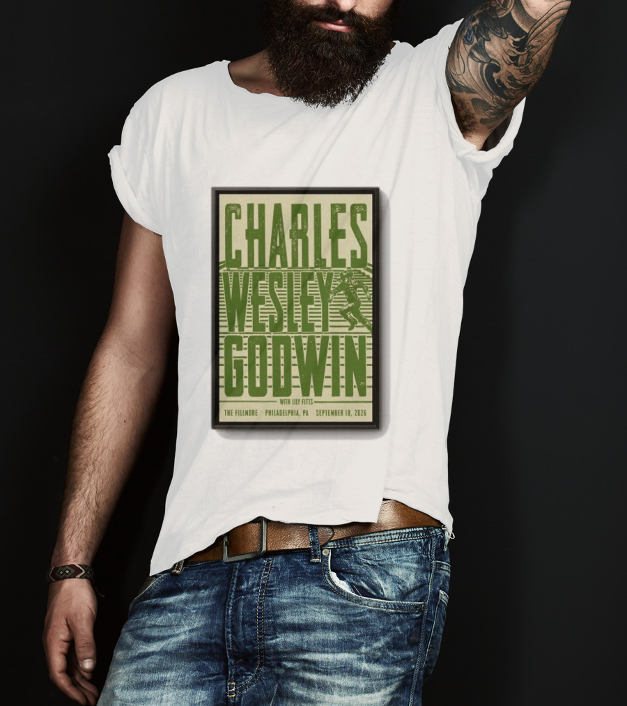 Charles Wesley Godwin The Fillmore Philadelphia PA September 18 2026 T-Shirt