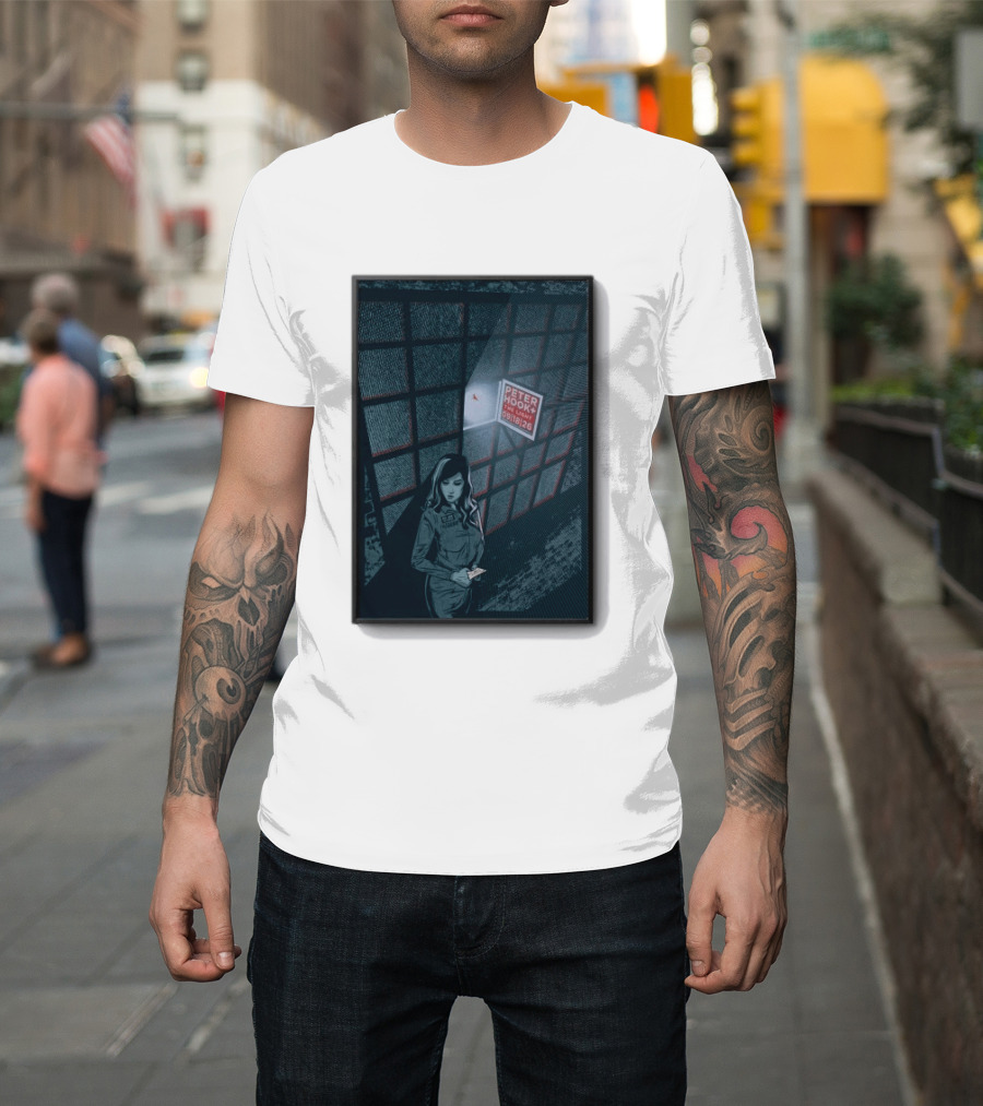 Peter Hook And The Light 9 18 2026 Del Mar CA Tour Woman In Dress Guard غرفة المراقبة T-Shirt