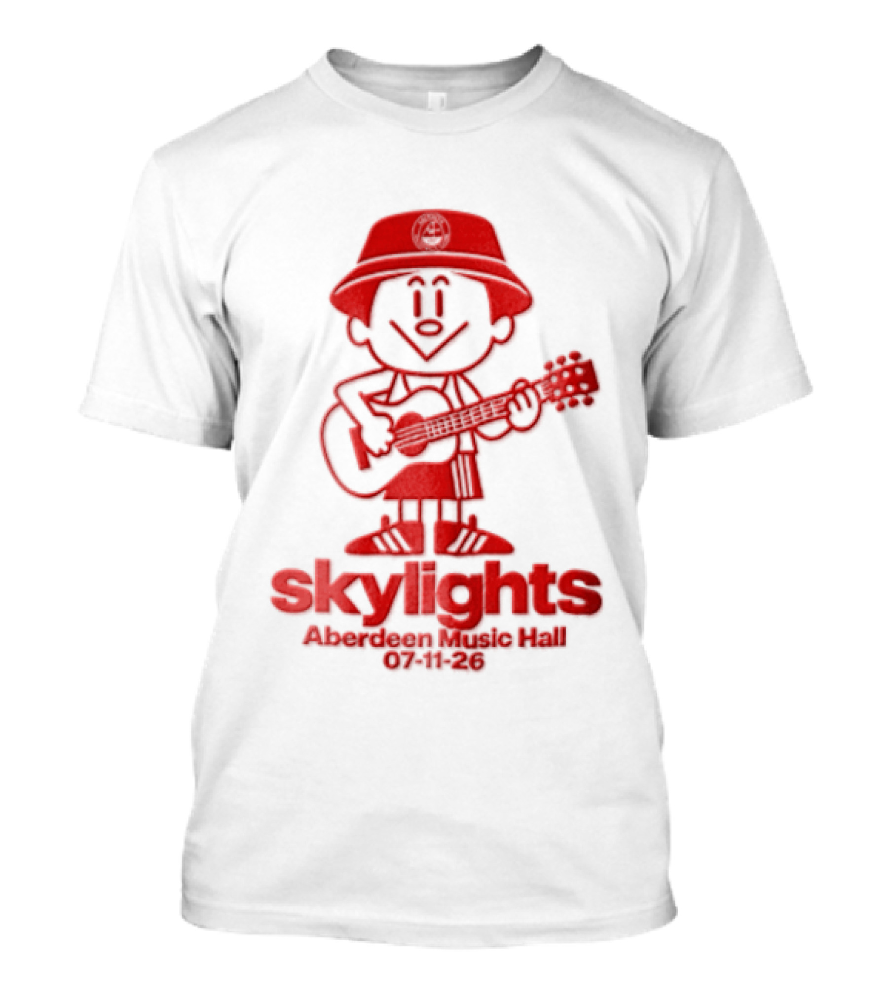 Skylights Aberdeen Music Hall 07/11/23 Boy Playing Guitar T-Shirt