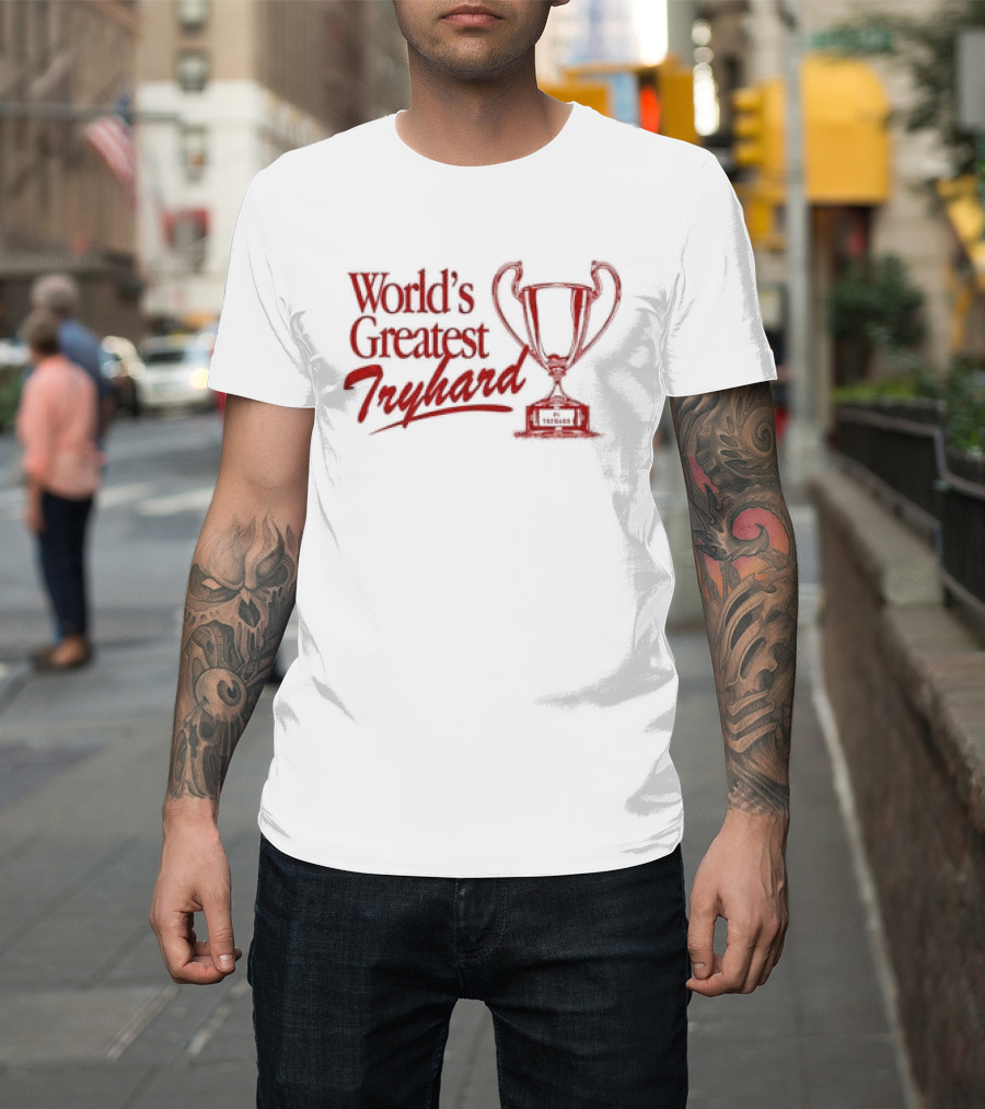 The Band Camino World's Greatest Tryhard Trophy T-Shirt