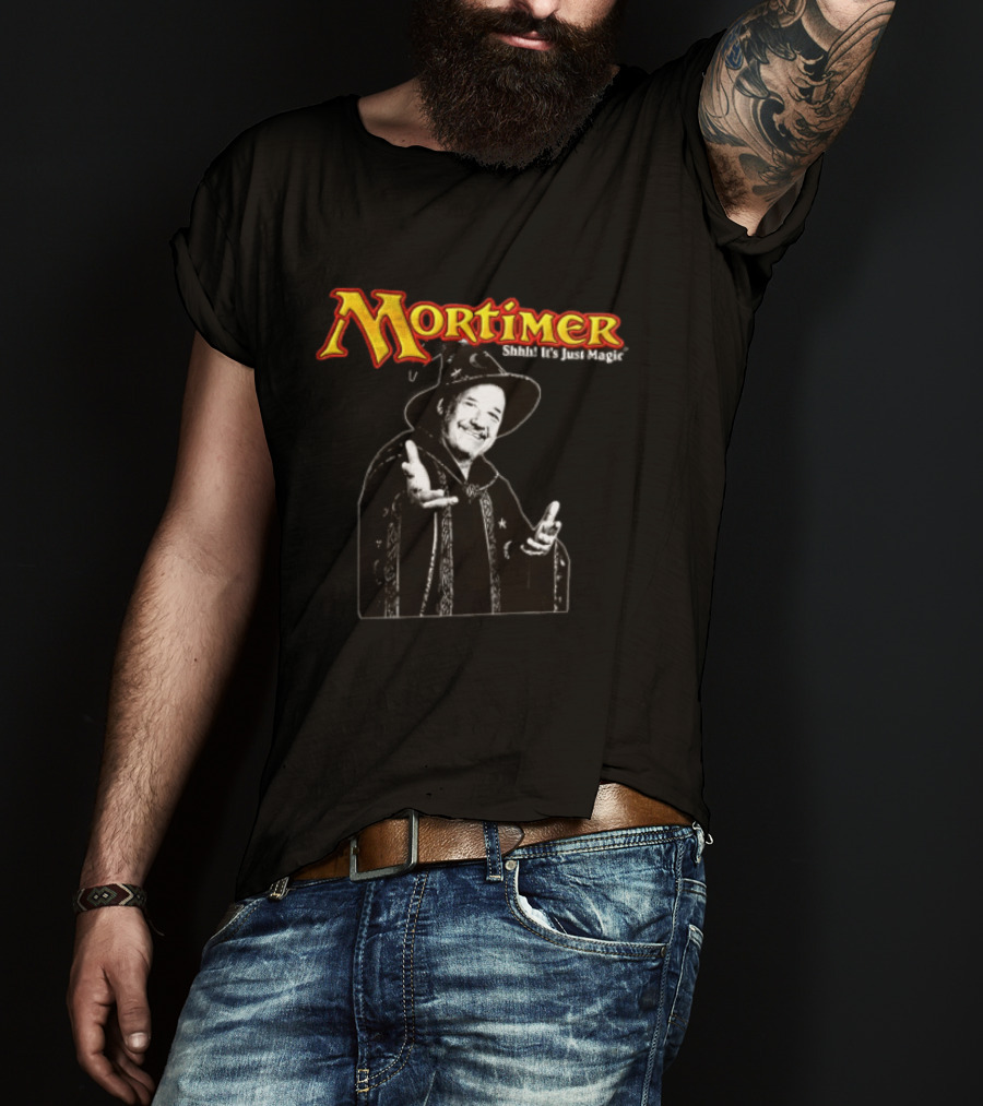 Mortimer Shhhh It's Just Magic Wizard Hat Robe T-Shirt