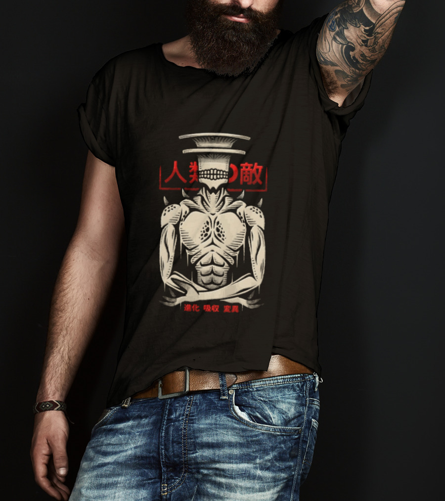 Kaiju No 9 Human Faced Enemy Monster Kinroku Keringenzou T-Shirt