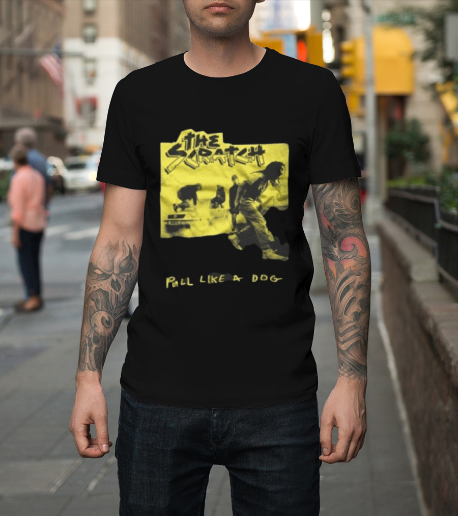 The Scratch Pull Like A Dog Grunge Style Vintage Band T-Shirt