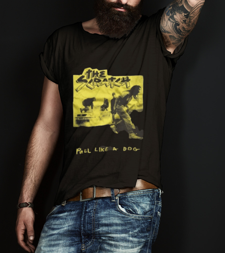 The Scratch Pull Like A Dog Grunge Style Vintage Band T-Shirt