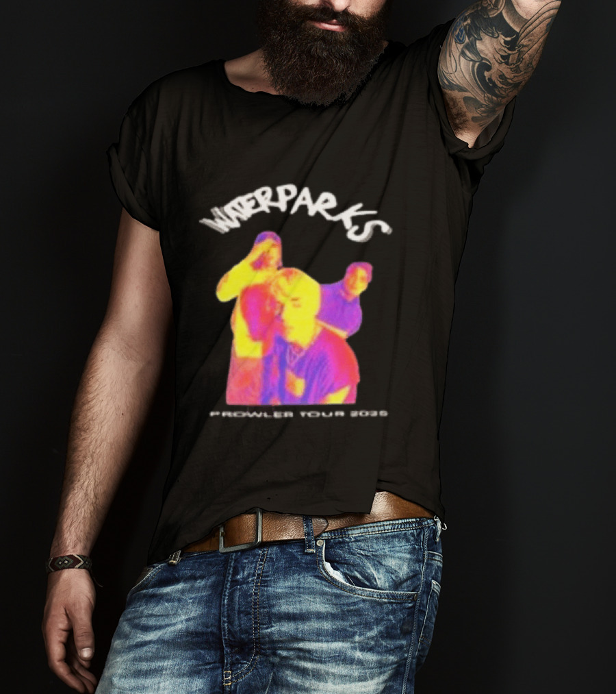 Waterparks Infrared Prowler Tour 2025 Crystallized Oceans Songs T-Shirt
