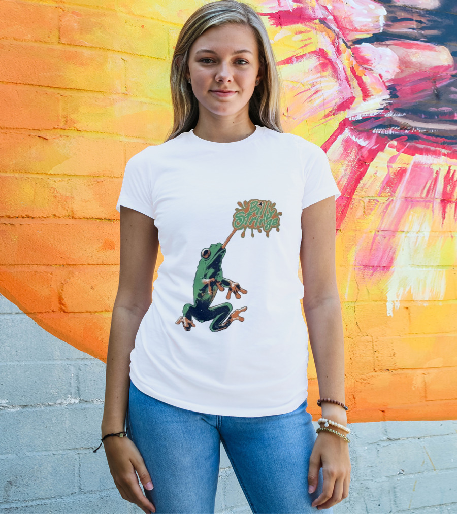 Billy Strings Frog With Orange Tongue And Fruit T-Shirt