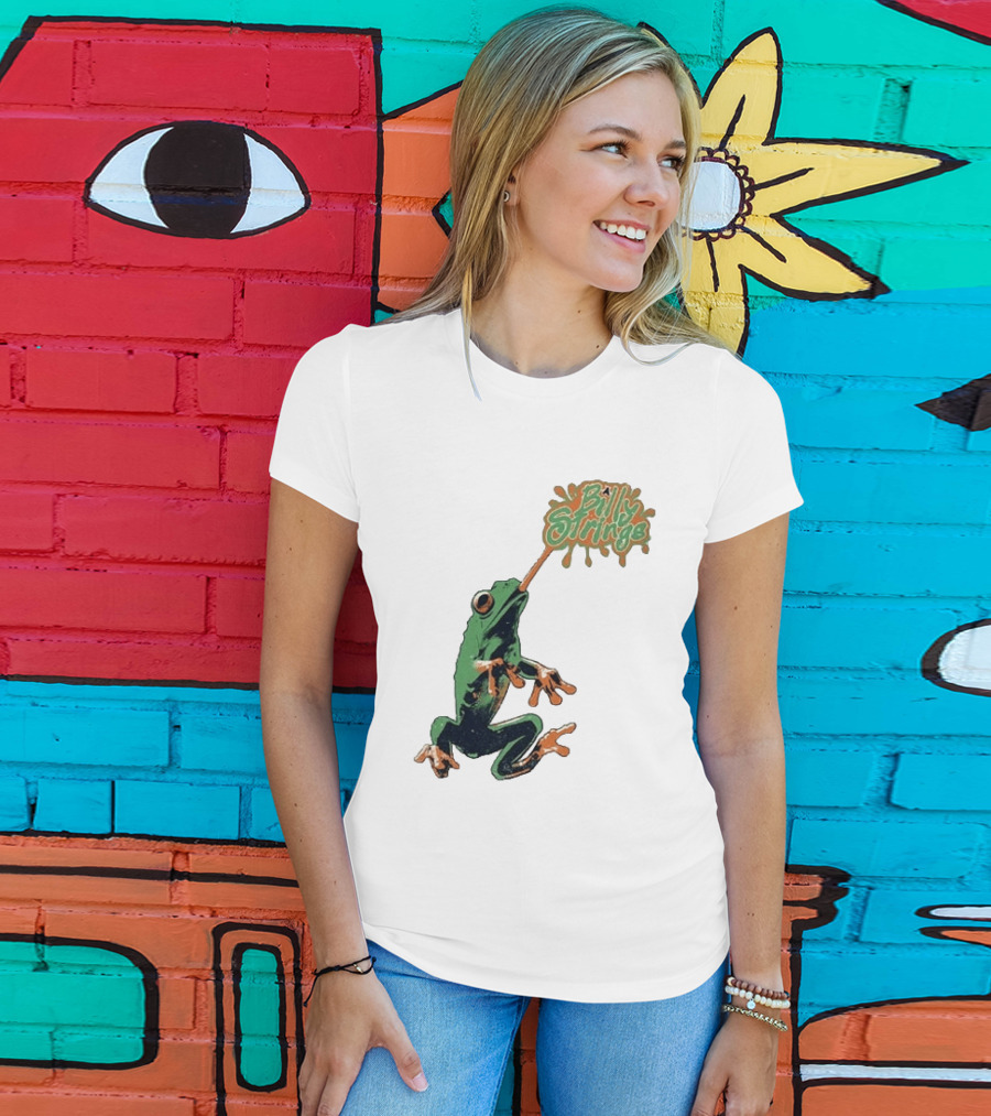 Billy Strings Frog With Orange Tongue And Fruit T-Shirt