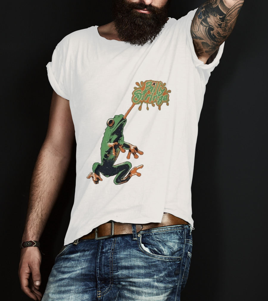 Billy Strings Frog With Orange Tongue And Fruit T-Shirt
