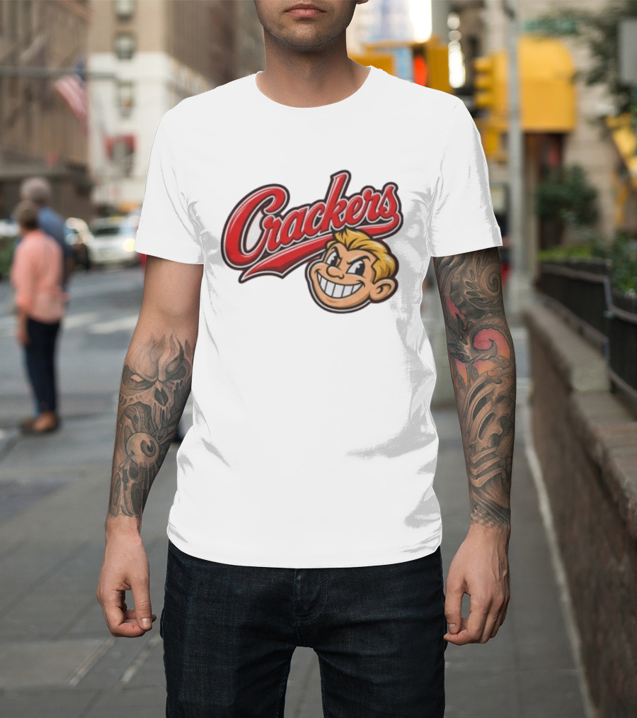 Crackers Vintage Baseball Team T-Shirt