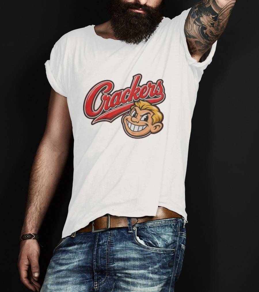 Crackers Vintage Baseball Team T-Shirt