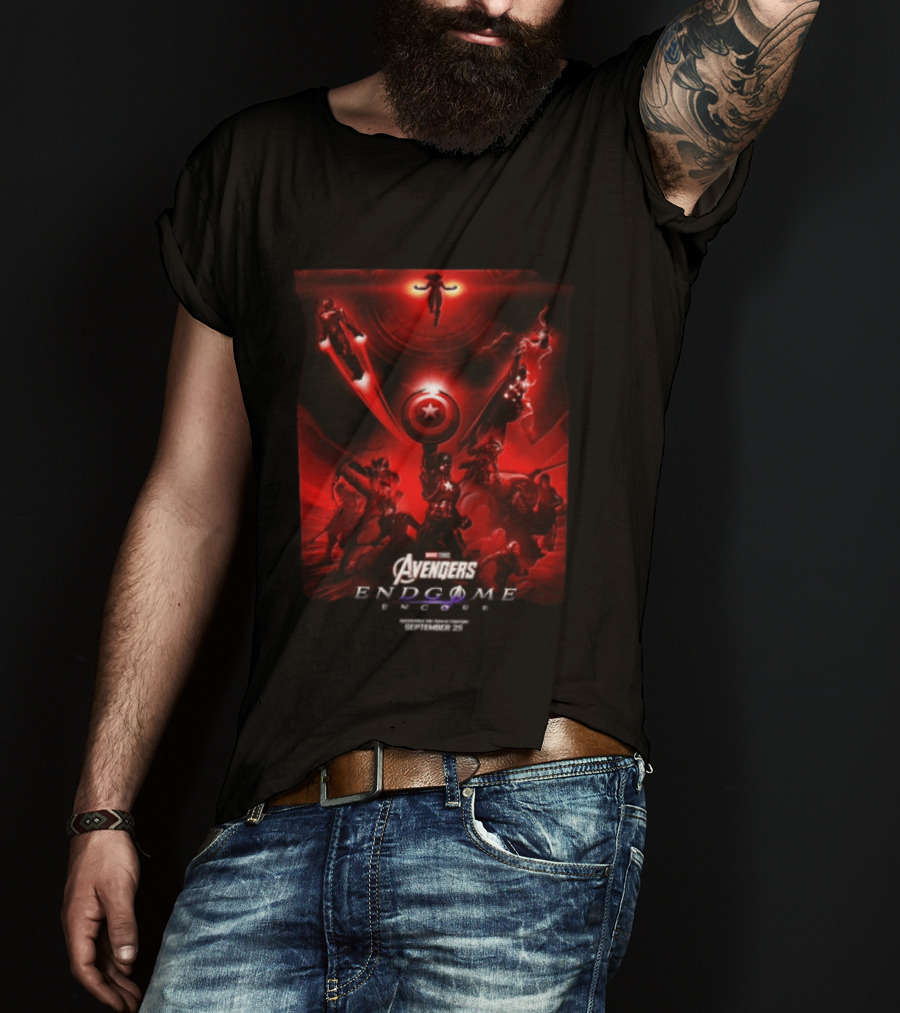 Avengers Endgame Marvel Studios 2019 Heroes Reunion T-Shirt