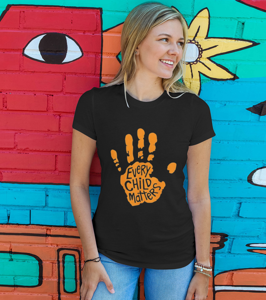 Every Child Matters Orange Handprint T-Shirt