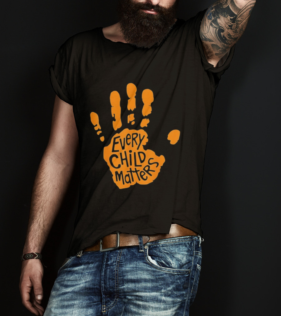 Every Child Matters Orange Handprint T-Shirt