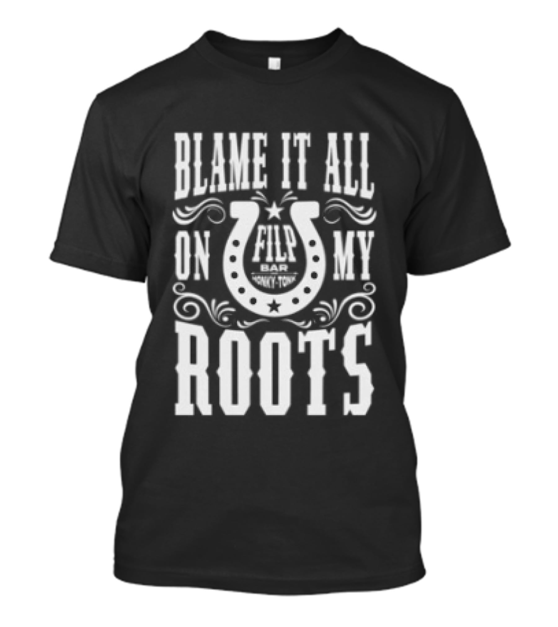 Garth Brooks Blame It All On My Roots Horseshoe Nashville TN Honky Tonk T-Shirt