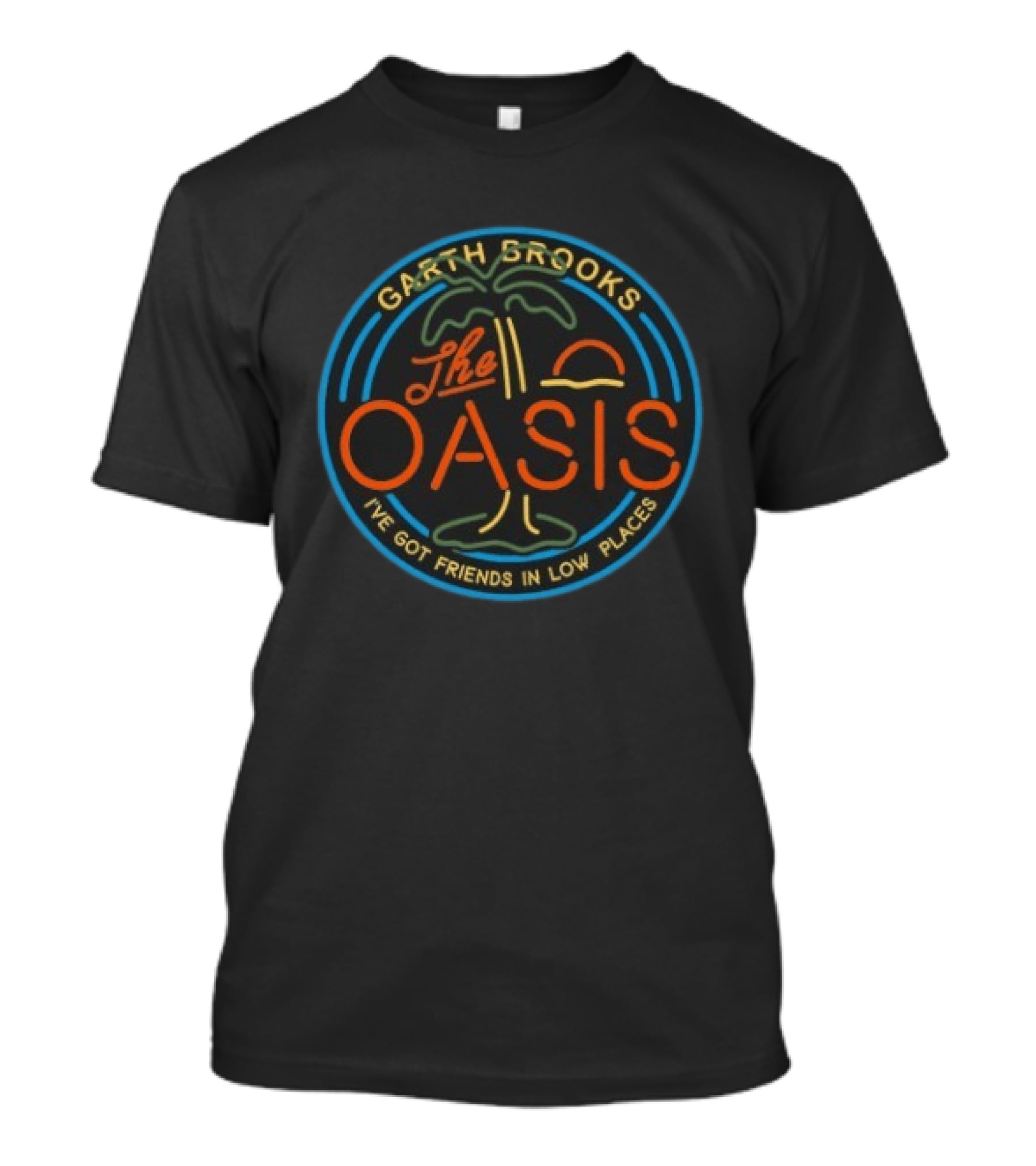 Garth Brooks The Oasis I've Got Friends In Low Places T-Shirt