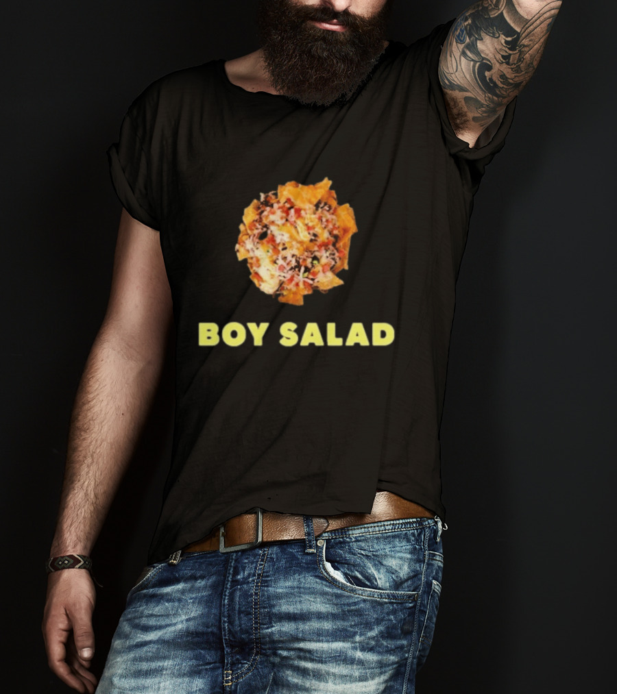 Giant Bomb Boy Salad Colorful Text Nachos T-Shirt