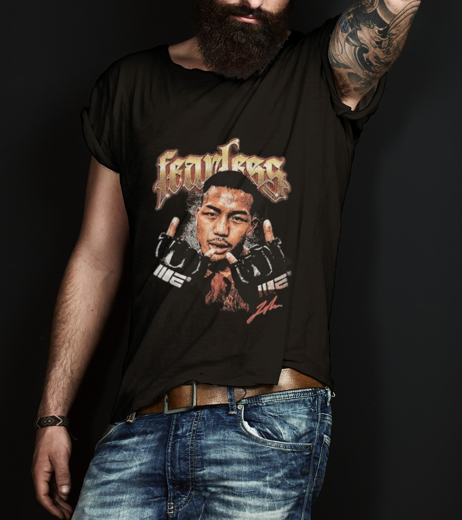 Fearless Joshua Van Illustration With H Town Style Gloves T-Shirt