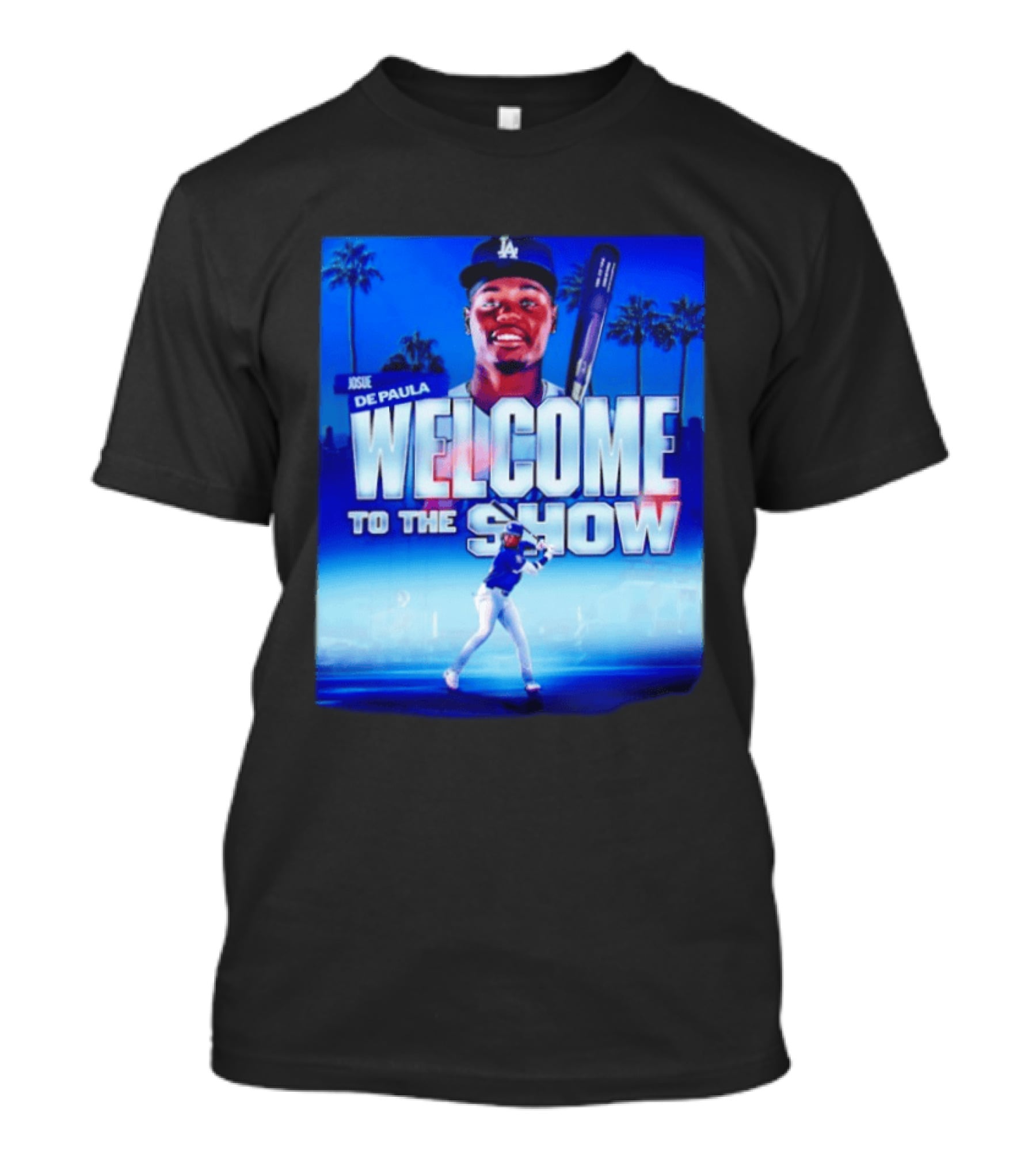 Josue De Paula Welcome To The Show Los Angeles Dodgers T-Shirt