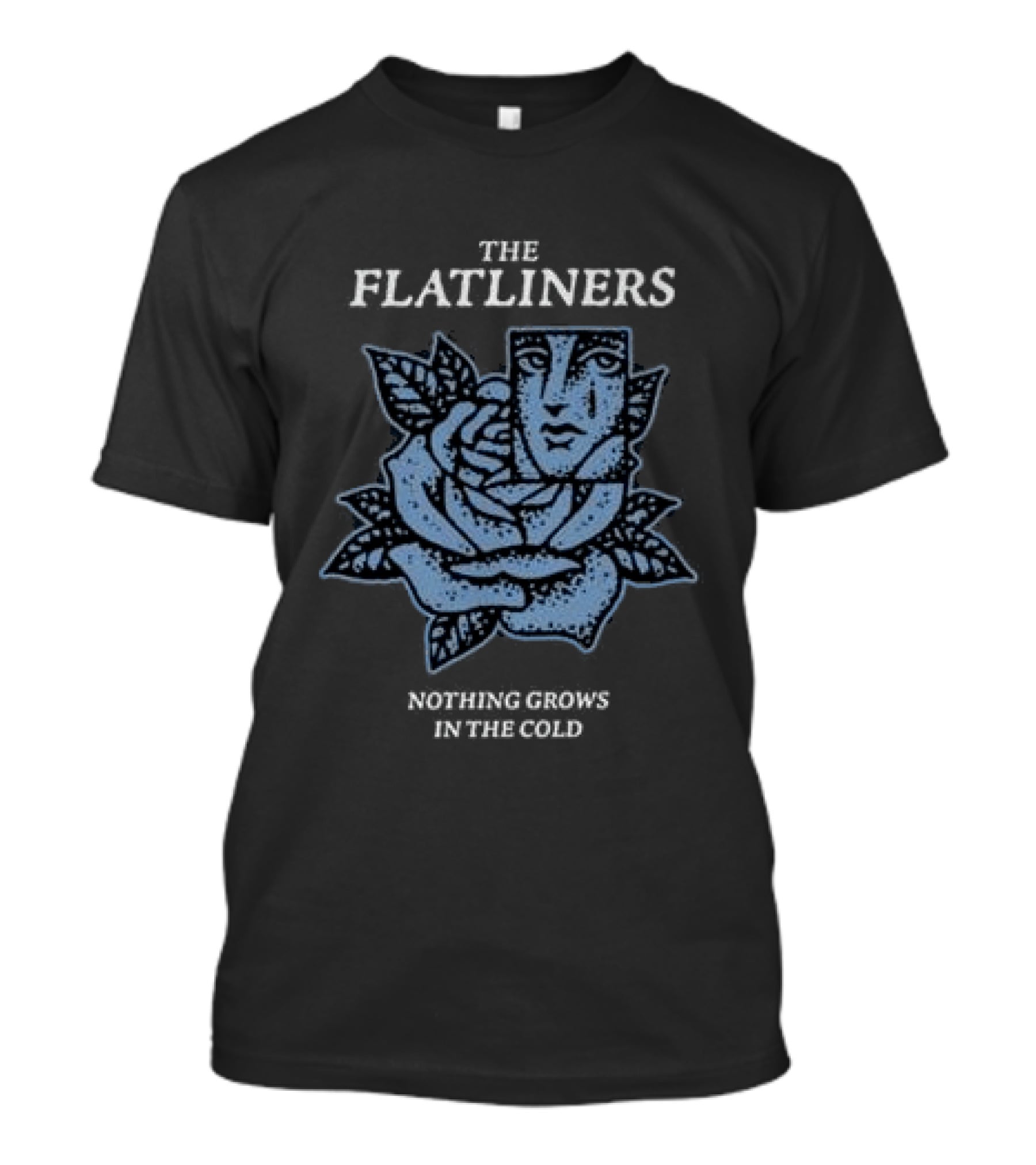The Flatliners Nothing Grows In The End Rose Face T-Shirt