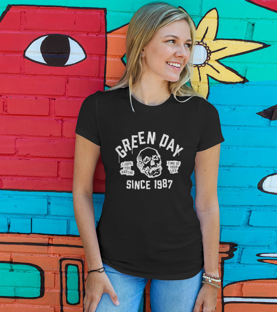 Green Day Skull Since 1987 T-Shirt