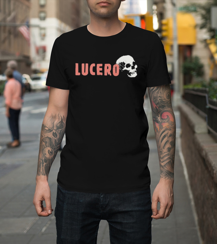 Lucero Skull Leaves T-Shirt