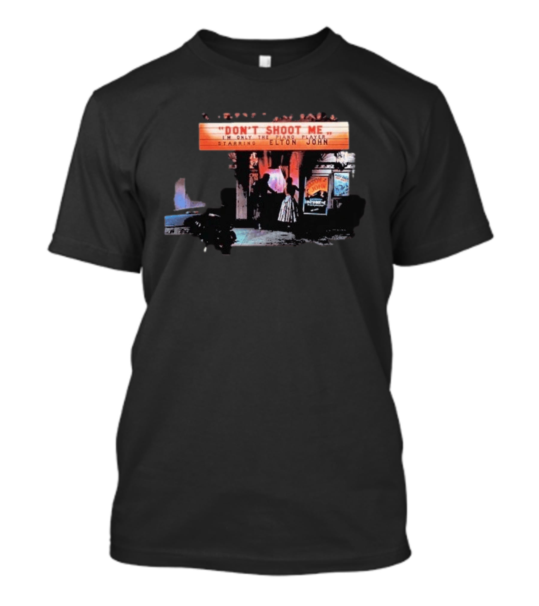Elton John Don't Shoot Me I'm Only The Piano Player Starring Album Cover T-Shirt