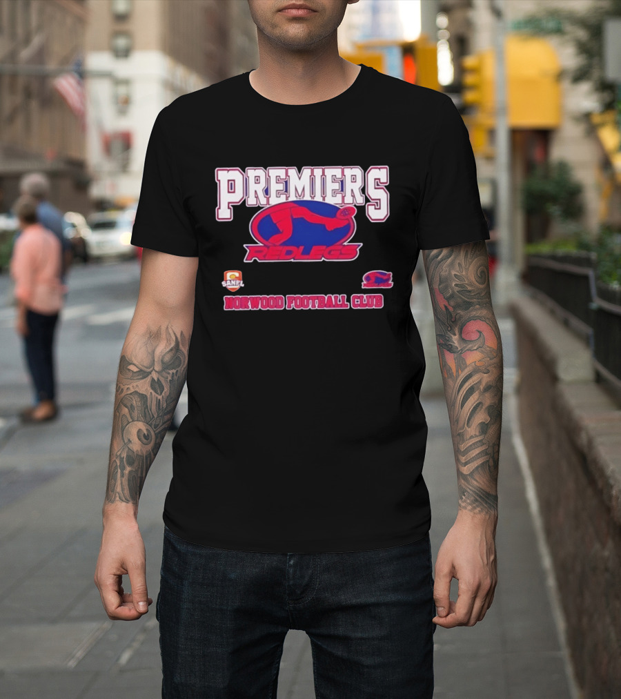 SANFL League Norwood Football Club Redlegs Premiers 2026 T-Shirt