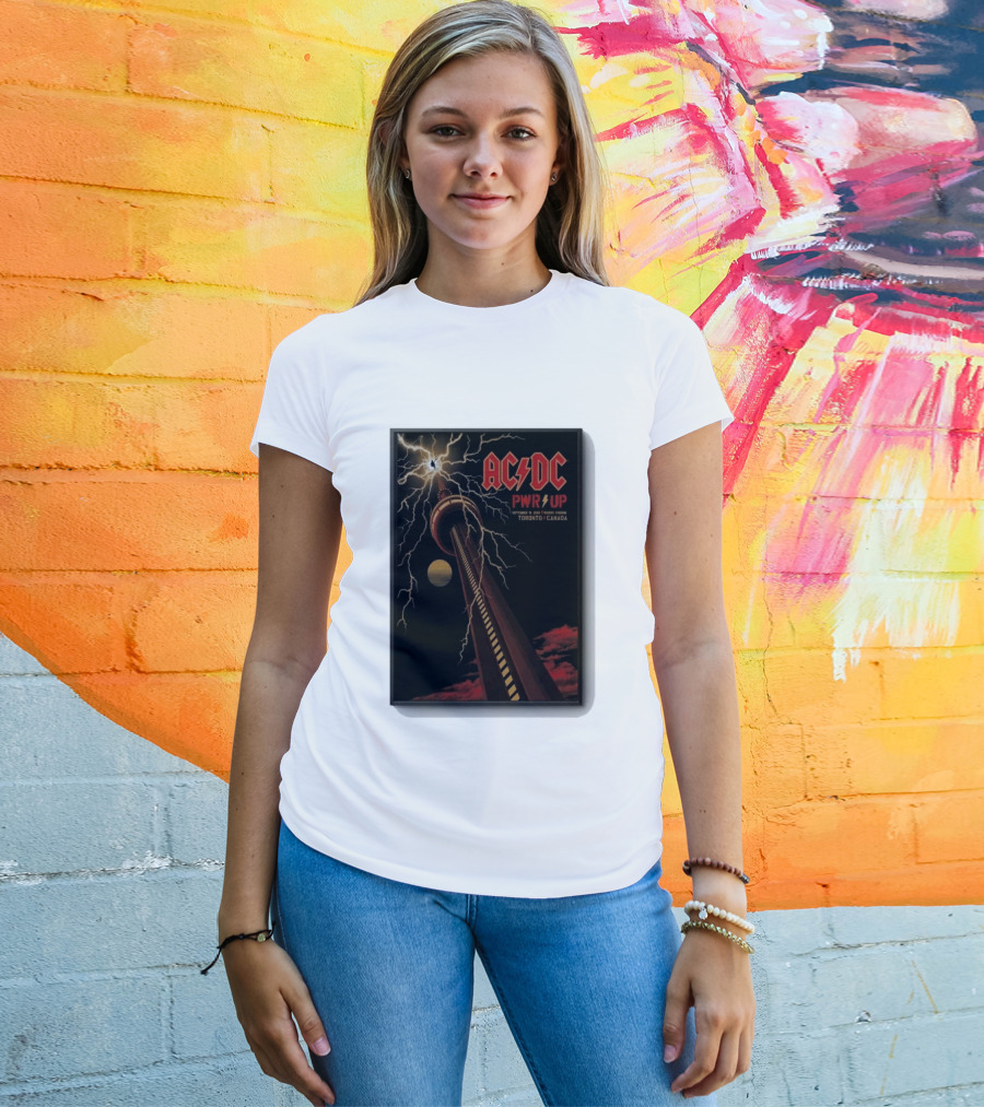 AC DC PWR UP Toronto Canada 2026 Rogers Stadium Concert T-Shirt