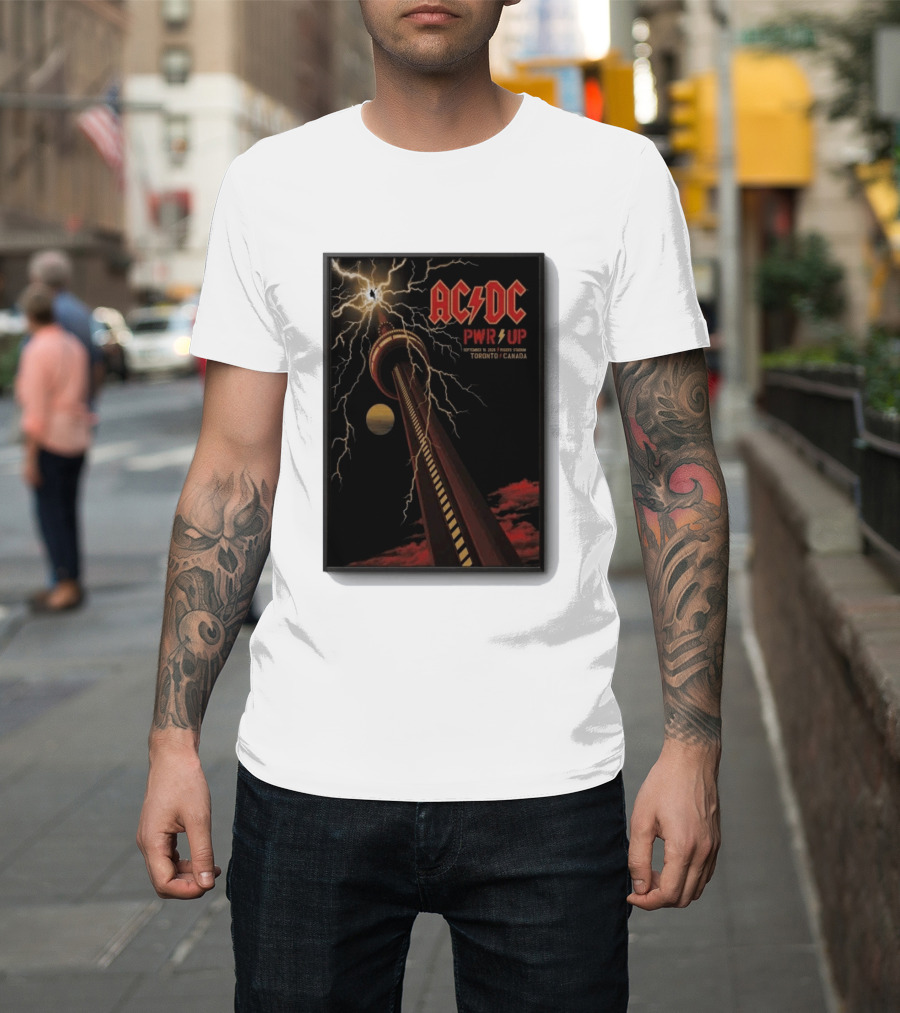 AC DC PWR UP Toronto Canada 2026 Rogers Stadium Concert T-Shirt