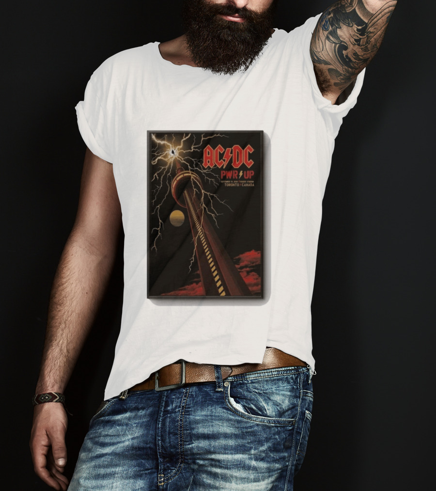 AC DC PWR UP Toronto Canada 2026 Rogers Stadium Concert T-Shirt