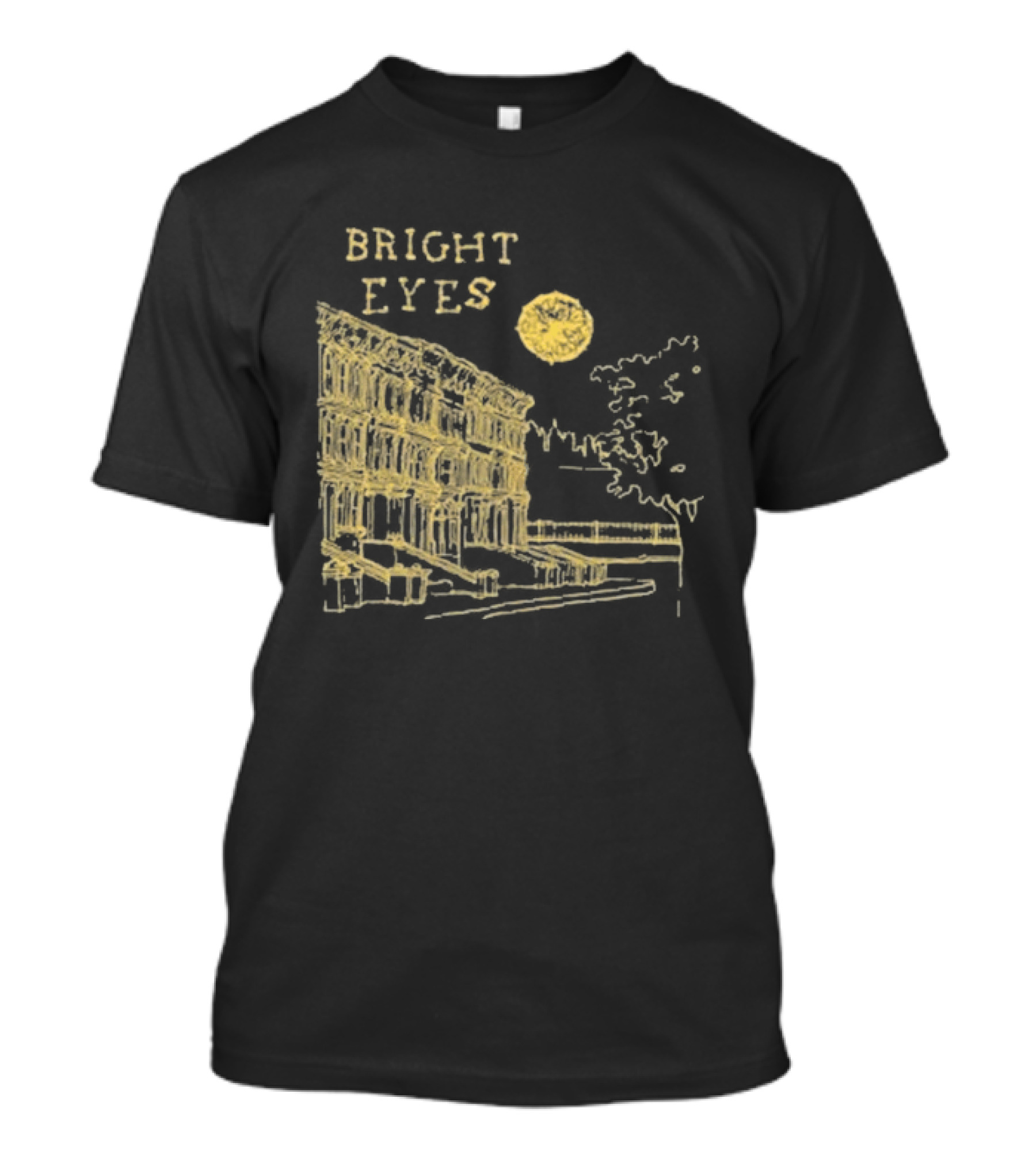 Bright Eyes I'm Wide Awake It's Morning Sun And Building Scene T-Shirt