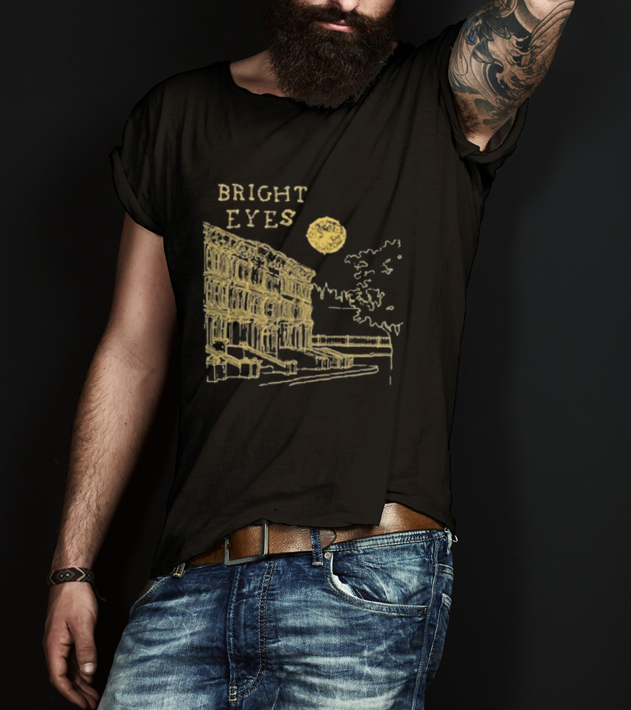 Bright Eyes I'm Wide Awake It's Morning Sun And Building Scene T-Shirt