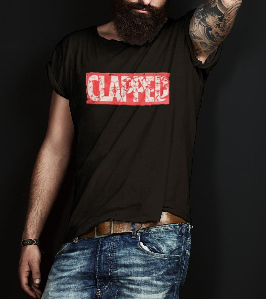 Clappedmob Raw Cut Halloween Horror Characters T-Shirt